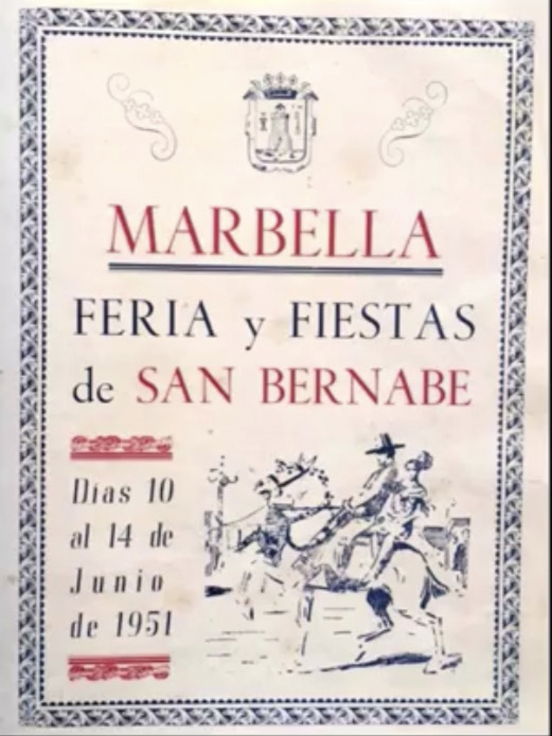Feria y Fiestas de San Bernabé 1951 Marbella